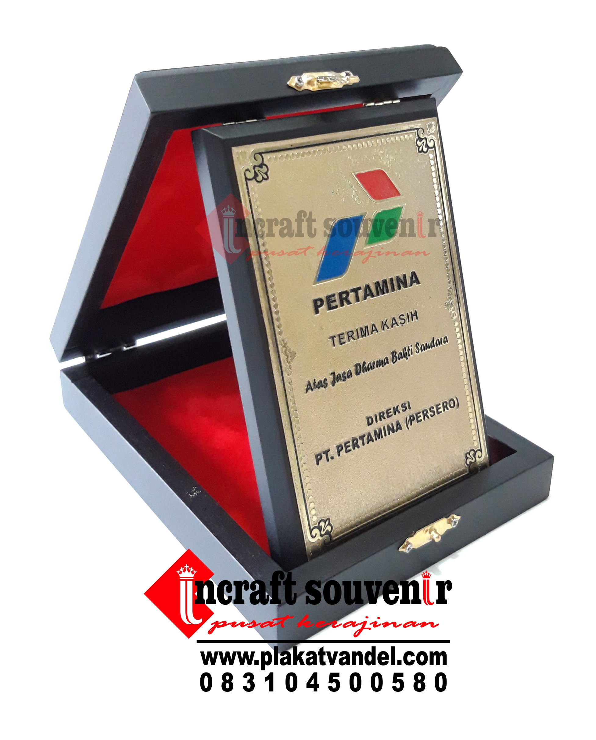 PLAKAT KAYU BOX PERTAMINA PK45