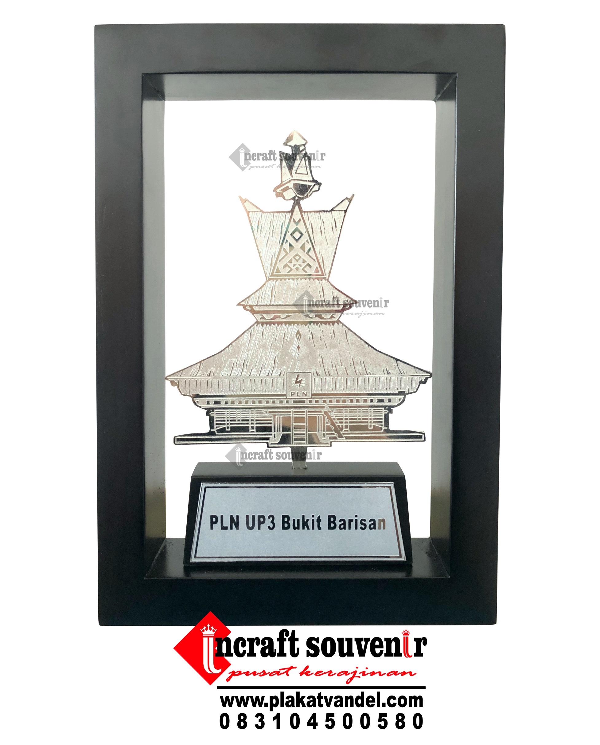 PLAKAT KAYU BOX CUSTOM KUNINGAN K6